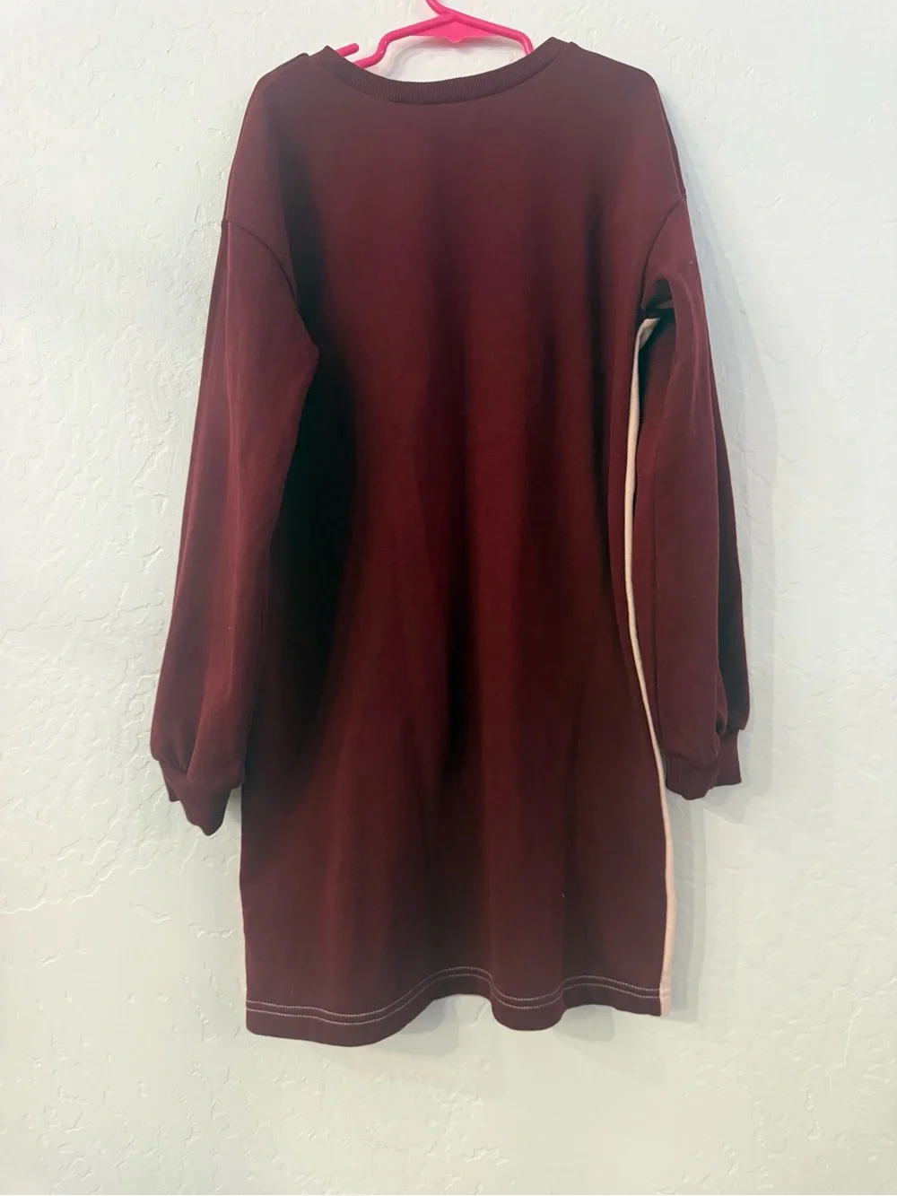 H&M Girls Hogwarts Colorblock Pullover Dress - Maroon, Pink, Gold, White